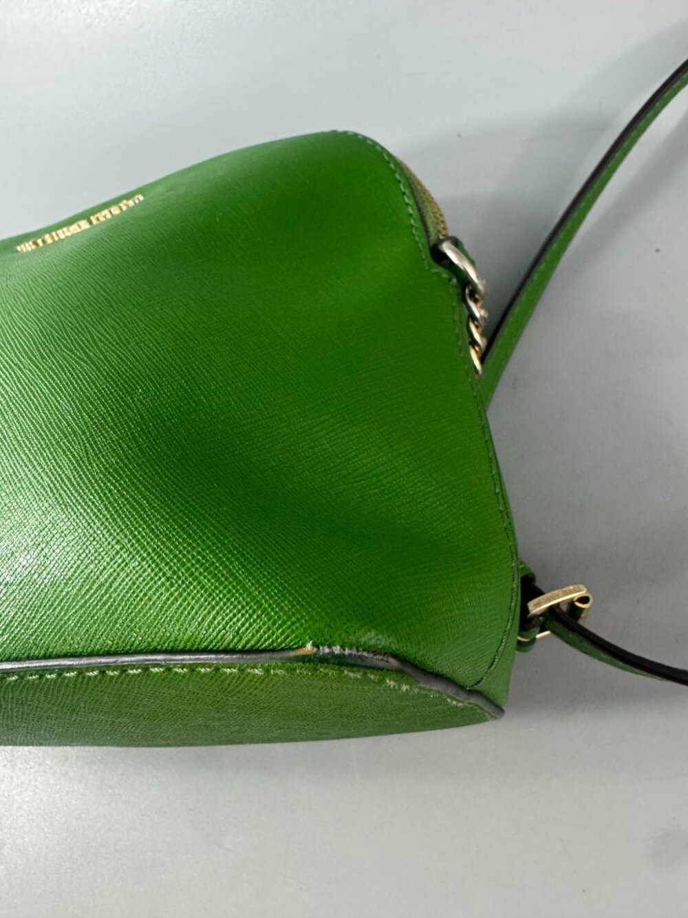 Michael Kors Green Saffiano Leather Crossbody Bag - Picture 15 of 15